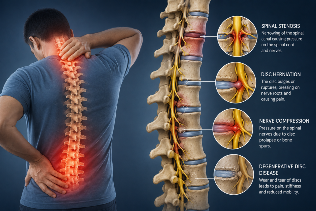 Spine problems