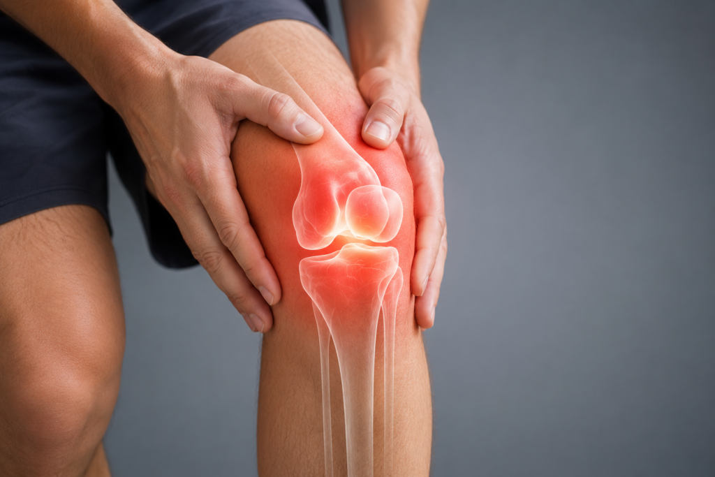 knee pain during climbing