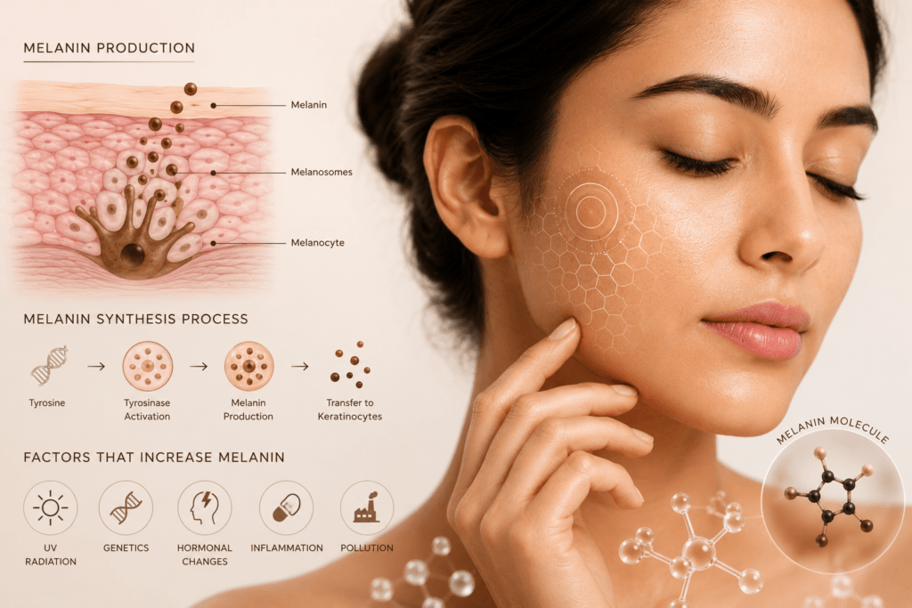 how to decrease melanin in body