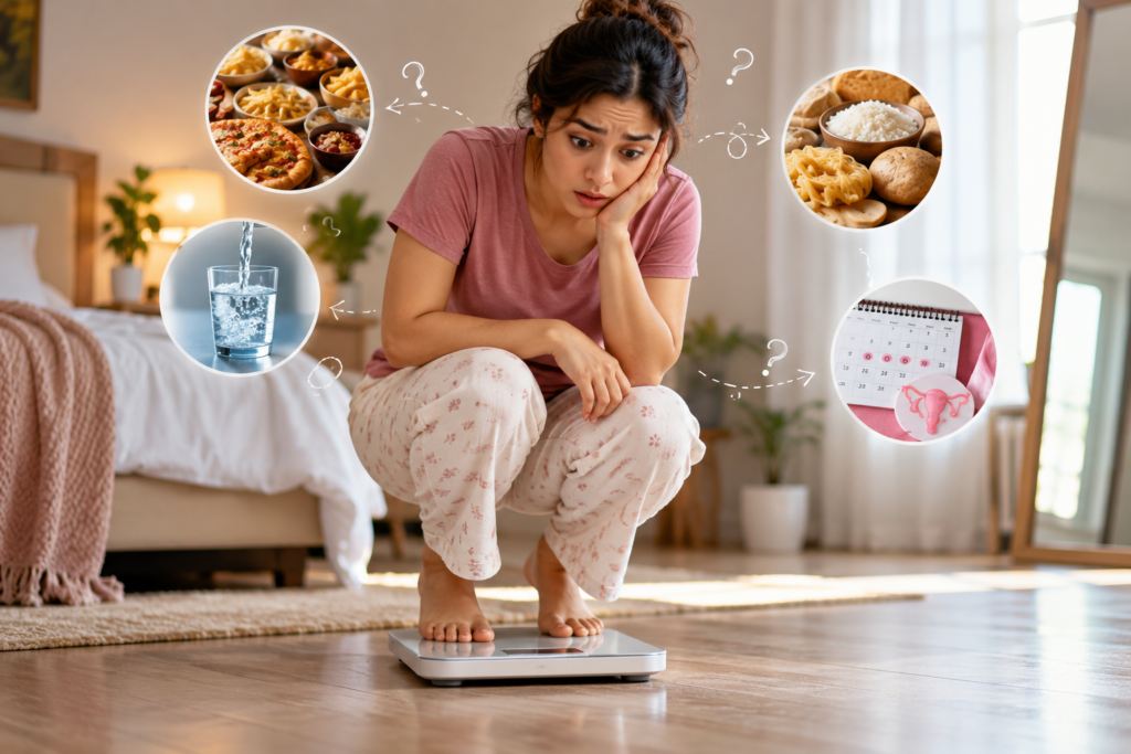 Sudden weight gain overnight